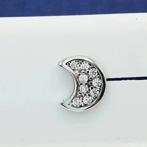 "#925 Sterling Silver CZ Stud Earrings for Women/Girl, US925P1023 - Picture 11 of 11